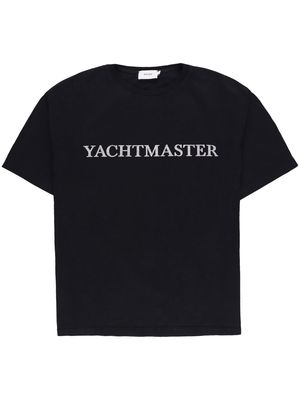 Rhude slogan-print cotton T-shirt - Black