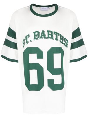 Rhude slogan-print cotton T-shirt - White
