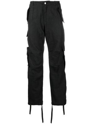 Rhude straight-leg cargo trousers - Black