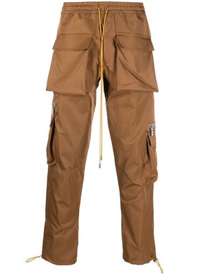 Rhude straight-leg cargo trousers - Brown