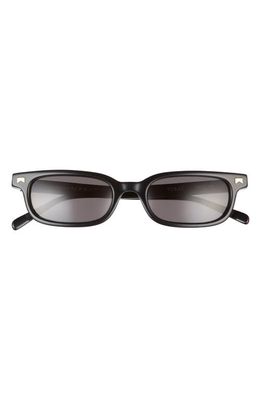 Rhude Tobac 51mm Rectangle Sunglasses in Black 0372