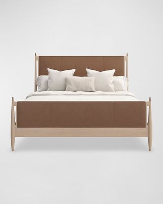 Rhythm Leather Queen Bed