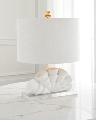 Rialto White Table Lamp - 26"
