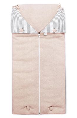 RIAN TRICOT Cocoon Zip-Up Wearable Blanket in Light Pink