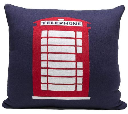 Rian Tricot Cushion - London Phone Booth