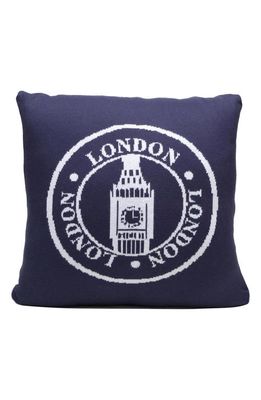 RIAN TRICOT London Seal Accent Pillow in Multi