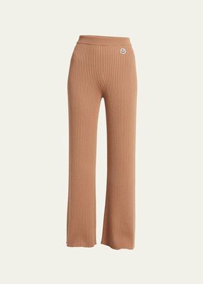 Ribbed Wool Knit Bottoms