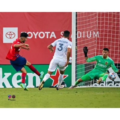 Ricardo Pepi FC Dallas Unsigned Youngest Player in MLS History to Score Hat Trick Photograph