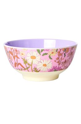 Rice by Rice Set of Four Melamine Bowls in Daisy Dearest