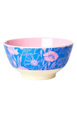 Rice by Rice Set of Four Melamine Bowls in Poppies Love
