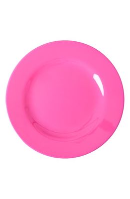 Rice by Rice Set of Four Melamine Plates in Fuchsia