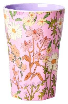 Rice by Rice Set of Four Melamine Tumblers in Daisy Dearest