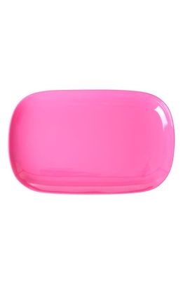 Rice by Rice Set of Four Oblong Melamine Plates in Fuchsia