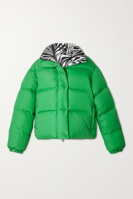 Richard Quinn - Reversible Quilted Shell Down Jacket - Green