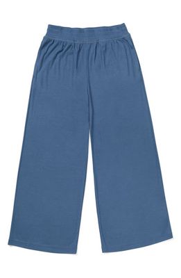 Richer Poorer Wide Leg Knit Crop Pajama Pants in Blue Horizon