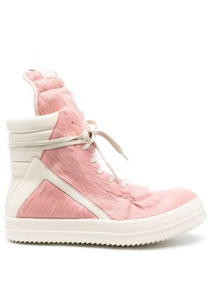 Rick Owens ankle-length lace-up sneakers - Pink