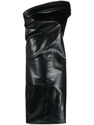 Rick Owens Athena faux-leather minidress - Black