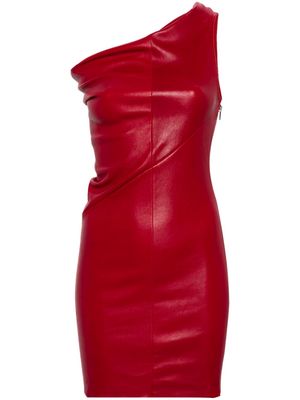 Rick Owens Athena leather minidress - Red