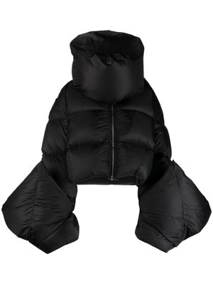 Rick Owens Babel Mountain Duvet cropped jacket - Black