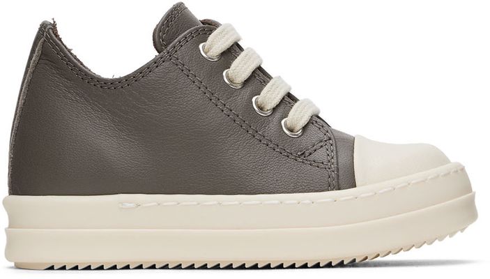 Rick Owens Baby Gray Low Sneakers