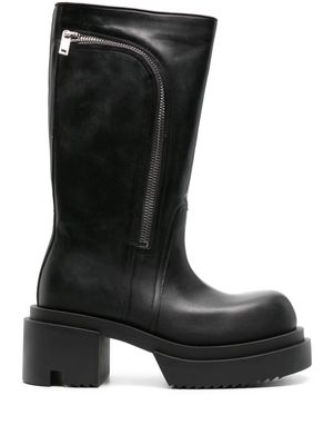 Rick Owens Bauhaus Bogun 60mm leather boots - Black