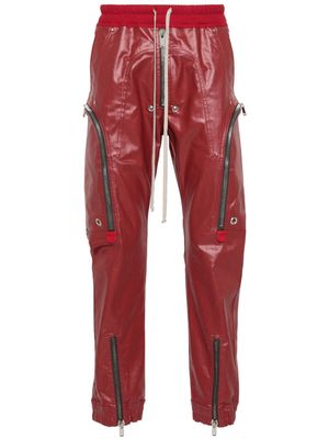 Rick Owens Bauhaus cargo trousers - Red