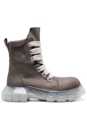 Rick Owens Beatle Bozo Tractor Ankle Boots - Brown