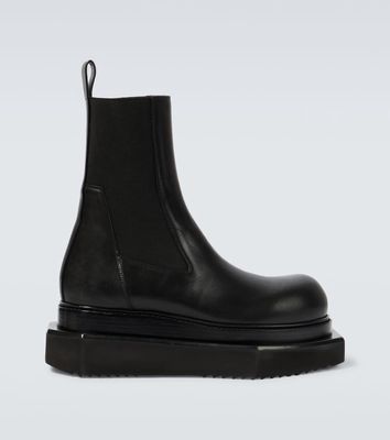 Rick Owens Beatle Turbo Cyclops leather ankle boots