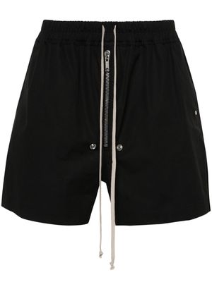 Rick Owens Bela Boxers poplin shorts - Black