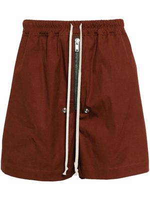Rick Owens Bela Boxers poplin shorts - Red