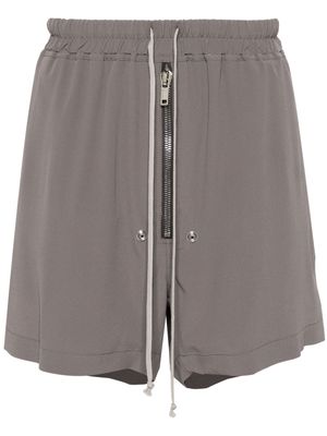 Rick Owens Bela crepe deck shorts - Grey