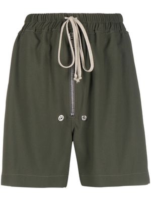 Rick Owens Bela drawstring-waist wide-leg shorts - Green