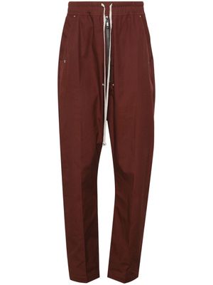 Rick Owens Bela drop-crotch tapered trousers - Brown