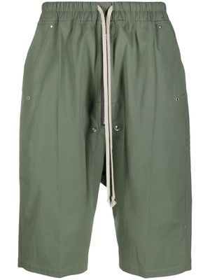 Rick Owens Bela Pods drop-crotch shorts - Green