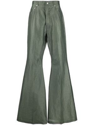 Rick Owens Bolan bootcut trousers - Green