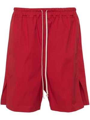 Rick Owens Boxers poplin shorts - Red