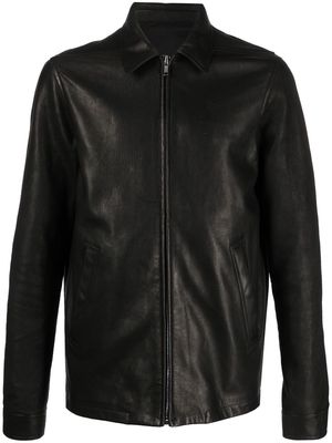 Rick Owens Brad leather shirt jacket - Black
