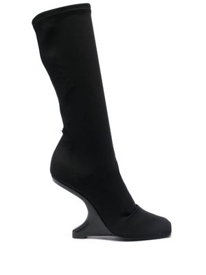 Rick Owens Cantilever 11 calf-length boots - Black