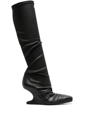 Rick Owens Cantilever Sisy 80mm leather boots - Black