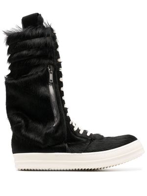 Rick Owens Cargobasket knee-high sneakers - Black