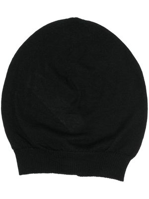Rick Owens cashmere beanie hat - Black