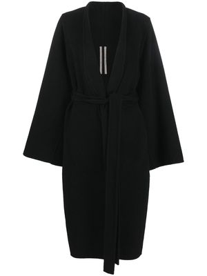 Rick Owens cashmere Dagger robe-coat - Black