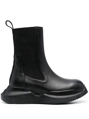 Rick Owens chunky-sole leather chelsea boots - Black