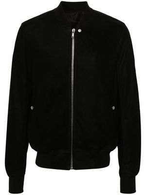 Rick Owens Classic Flight leather bomber jacket - Black