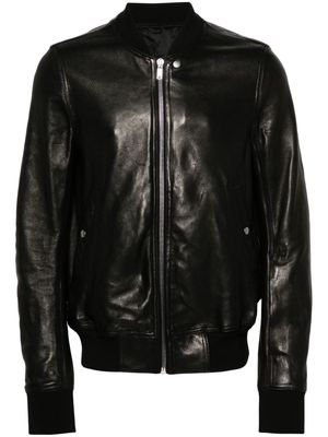 Rick Owens Classic Flight leather jacket - 09 BLACK