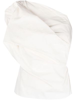 Rick Owens Claudia one-shoulder top - White