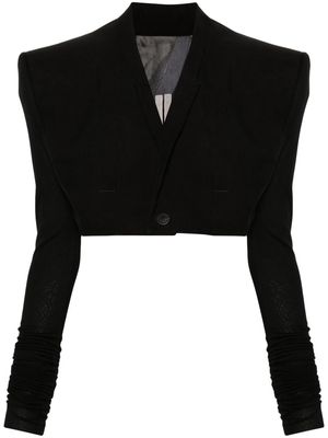 Rick Owens Cobra Micro Tatlin cropped blazer - Black