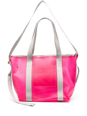 Rick Owens contrasting-panel tote bag - Pink