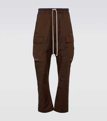 Rick Owens Cotton-blend cargo pants