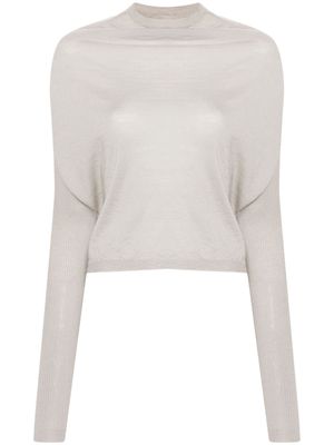 Rick Owens Crater cashmere jumper - Grey